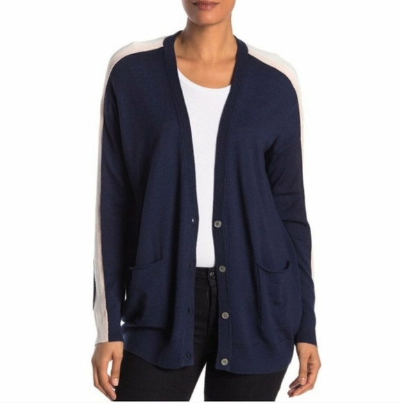 ATM schoolboy merino wool cardigan NWT - Picture 2 of 9